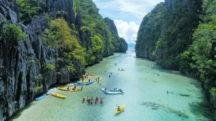 Bucana Kamp Payapa Beachfront El Nido Eksteriør billede